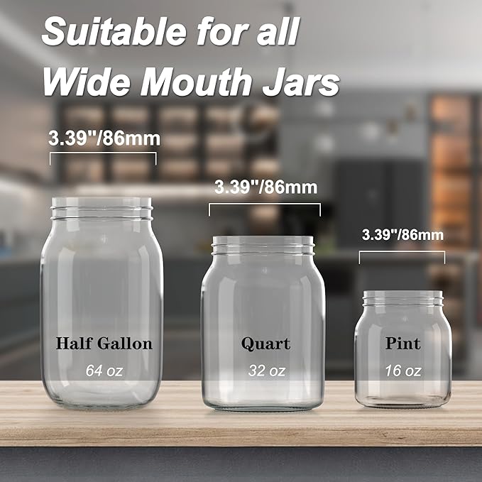 Lulonpon Sprouting Lids Growing Kit, Sprouting Lids for Wide Mouth Mason Jar, Screen Sprout Lids with Stand, Sprouting jar kit for Sprouting, Sprouting Seeds, Sprouting Kit