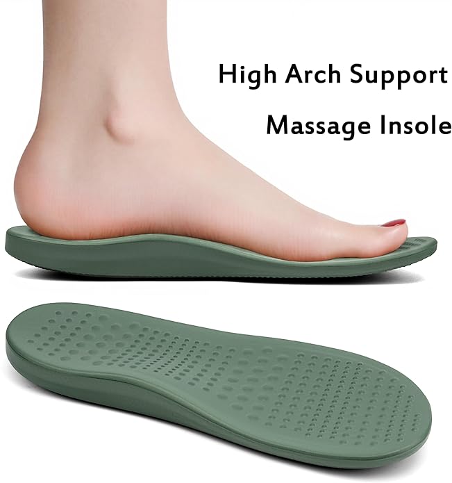 Women Men Orthopedic Clogs Arch Support Garden Shoes Sandals Slippers with Plantar Fasciitis Insoles