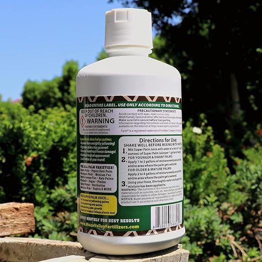 Super Palm Juice - Palm Tree Fertilizer - 1 Quart