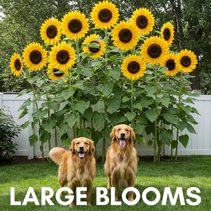 Mongolian Sunflower Seeds – 10 Seeds per Packet, Easy-to-Grow for a Diverse Garden