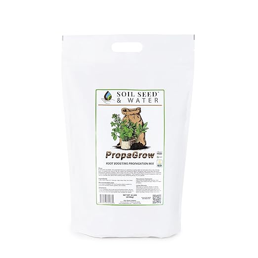 Soil Seed & Water PropaGrow Organic Rooting & Propagation Soil Mix – Soil Blend for Clones, Cuttings & Transplants - OMRI Listed