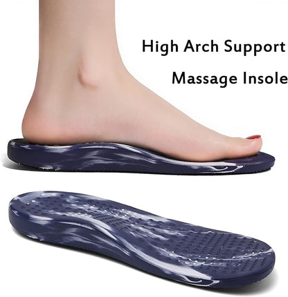 Women Men Orthopedic Clogs Arch Support Garden Shoes Sandals Slippers with Plantar Fasciitis Insoles