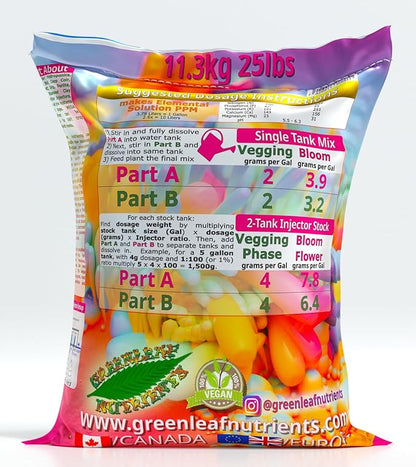 Calcium Nitrate 15.5-0-0 Mega Crop 2 Part B Hydroponic Soil Fertilizer for Plants Granule