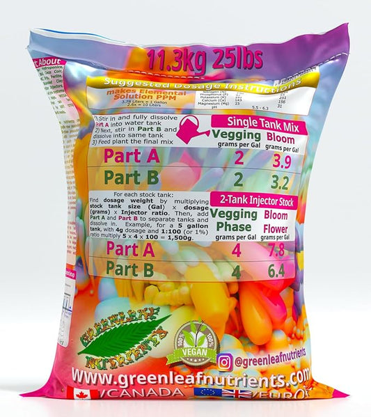 Calcium Nitrate 15.5-0-0 Mega Crop 2 Part B Hydroponic Soil Fertilizer for Plants Granule