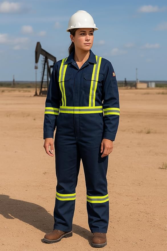 Just In Trend Mens Flame Resistant FR Coverall with multiple options