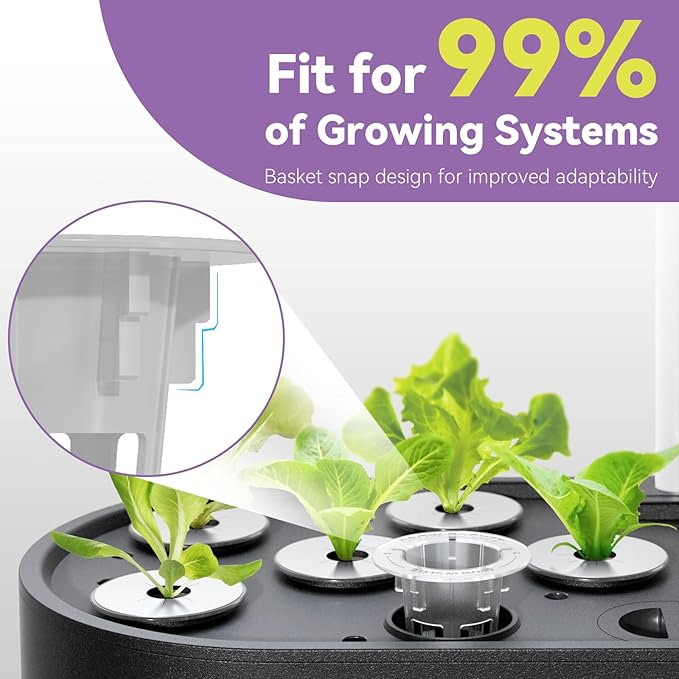 Red Romaine Lettuce Seed Pods for AeroGarden, Ahopegarden, iDOO Hydroponics Growing System Indoor, 400+ Seeds(18-Pods)
