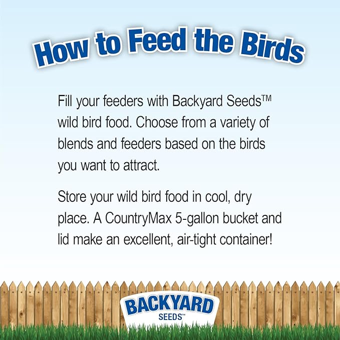 Nyjer Thistle Seed for Finches 7lbs - Premium Nyjer Bird Seed for Outside Feeders, Small Bag of Wild Bird Food
