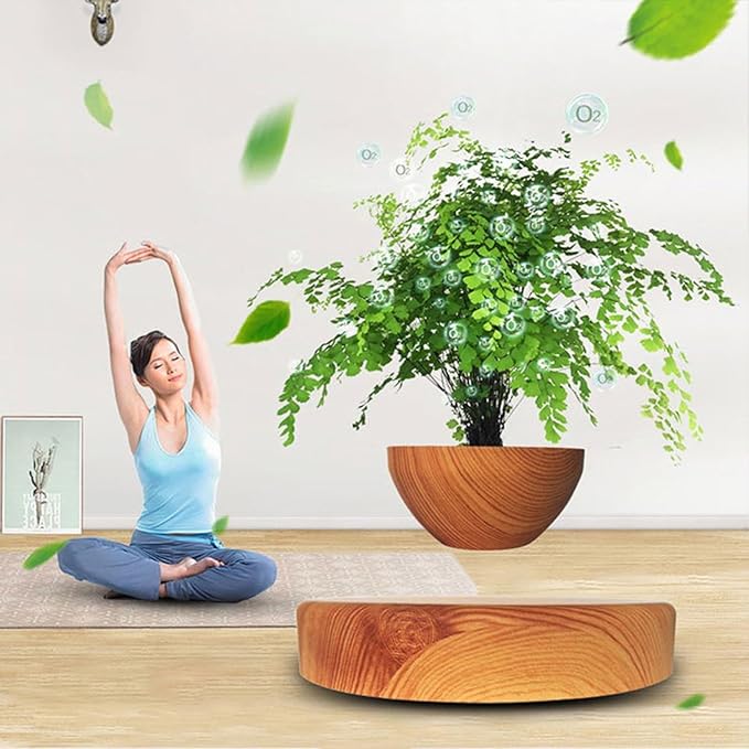 Planting Flower pots,Levitating Plant Pot,Magnetic levitation,Floating Plant Pot,Hanging Flower pots,Suspendded Flowerpot,Hanging planters for Indoor Plants