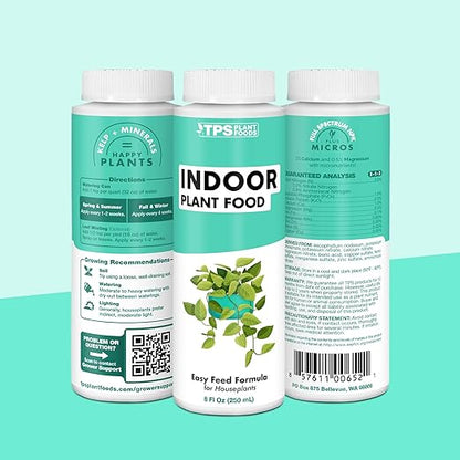 TPS NUTRIENTS Indoor Plant Food for Houseplants, Liquid Fertilizer, 1 Gallon (128 oz)