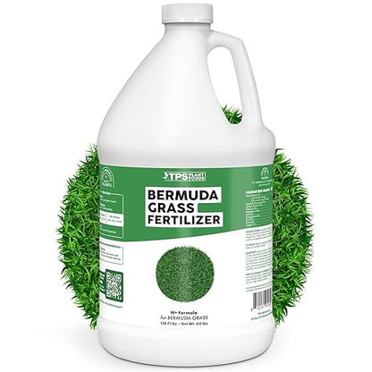 Bermuda Grass Fertilizer for Bermuda Grass, Great for Tifway, Celebration, and Princess Varieties, Liquid Fertilizer by TPS Plant Foods, 1 Gallon (128 oz)