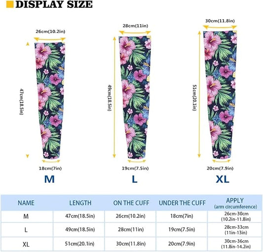Binienty Unisex Arm Sleeves for Driving, Golf, Cycling, Sports, UV Protector Cooling Arm Sleeves Cover