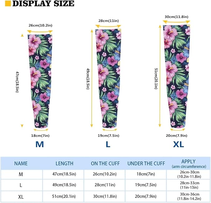 Binienty Unisex Arm Sleeves for Driving, Golf, Cycling, Sports, UV Protector Cooling Arm Sleeves Cover