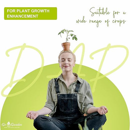 Go Garden DAP Fertilizer – 100% Water-Soluble Plant Food for Indoor & Outdoor Plants – Boosts Growth, Flowering & Fruiting – Easy to Use Granules (400g)