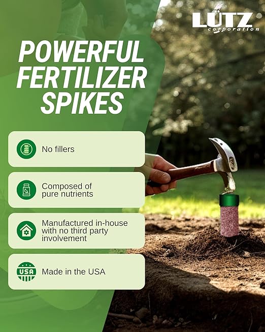 Magnesium Palm Tree Fertilizer Spikes, Pack of 125 - Fertilizer Sticks & Plant Food Spikes for Palm Trees & Ferns - Contains Magnesium, Sulfur & Nitrogen, Essential Nutrients