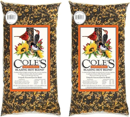 Cole's BH10 Blazing Hot Blend Bird Seed, 10-Pound (Тwo Рack)