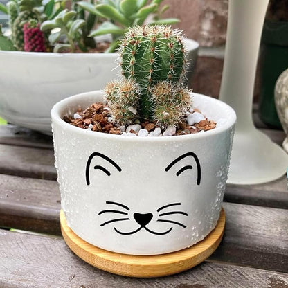 Window Garden Cat Planter Pots,Cat Gifts for Women/Men/Housewarming/Wedding/Festival Birthday Gifts Planter Pots,Outdoors/Indoors,Window Decor,Garden Decor,Yard Decor,Home Decor,Office