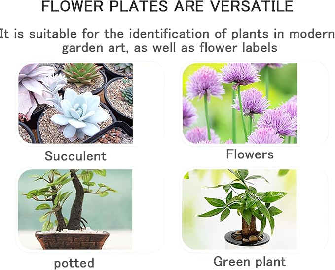 100 Pcs 5.5 x10cm Plastic Plant T-Type Tags Nursery Garden Labels, Garden Plant Markers, Waterproof Garden Signs for Outdoor Garden Plants Garden Potted Plants