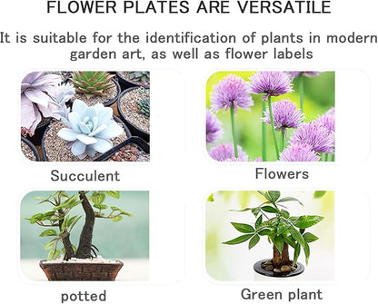 100 Pcs 5.5 x10cm Plastic Plant T-Type Tags Nursery Garden Labels, Garden Plant Markers, Waterproof Garden Signs for Outdoor Garden Plants Garden Potted Plants