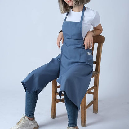 makemake Tools | Split-Leg Waterproof Unisex Pottery Apron for Pottery Artist | Ceramic Coveralls | Claypron | Florist Gown