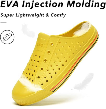 SAGUARO Women's Men's Garden Clogs Shoes Casual Slippers Unisex Quick Drying Sandals Summer Anti-Skid Beach Shoes