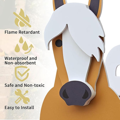 Horse Planter, Cute Animal Shape Flower Planters, Plant Pots for Indoor/Outdoor Garden Decor, Unique Gifts/Souvenirs for Pet Lovers