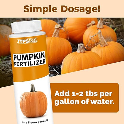 Pumpkin Fertilizer, Complete Liquid Pumpkin Squash and GORD Plant Food, 8 oz (250mL)