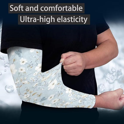 Binienty Unisex Arm Sleeves for Driving, Golf, Cycling, Sports, UV Protector Cooling Arm Sleeves Cover