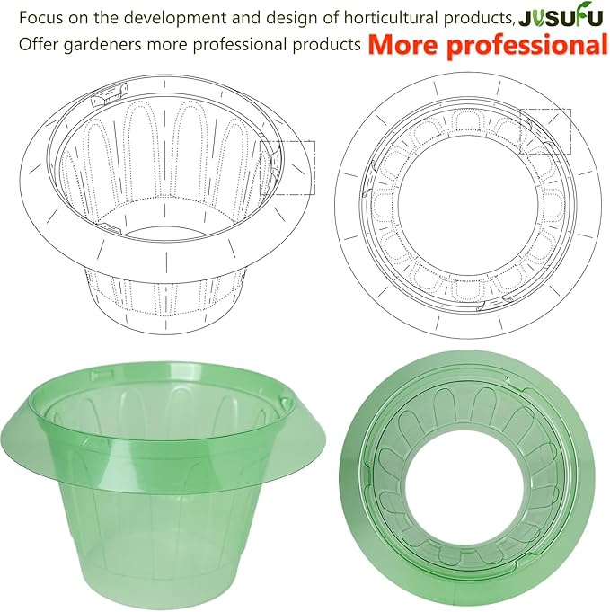 10 Pack Slug Collars for Plants,Medium-Sized Snail Protection Ring, Provides Effective Protection Against Snails for Your Salad Plants and Others Plants.