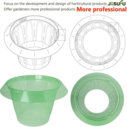 10 Pack Slug Collars for Plants,Medium-Sized Snail Protection Ring, Provides Effective Protection Against Snails for Your Salad Plants and Others Plants.