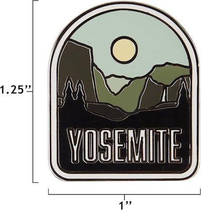 Vagabond Heart Yosemite National Park Enamel Pin - Yosemite Souvenir - Yosemite Pin