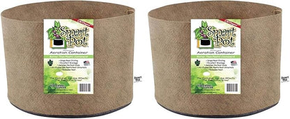 SMART POT 30-Gallon Soft-Sided Container, Tan (Pack of 2)