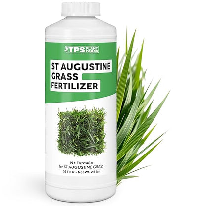 St Augustine Grass Fertilizer, Complete Plant Food for Saint Augustine Grass, Liquid Fertilizer by TPS Plant Foods, 32 oz (1 Quart)