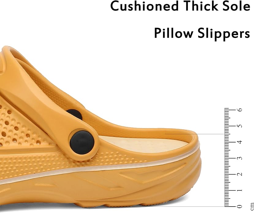 Women Men Orthopedic Clogs Arch Support Garden Shoes Sandals Slippers with Plantar Fasciitis Insoles