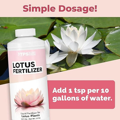 Lotus Fertilizer, Complete Lotus Plant Food, 32 oz (1 Quart)