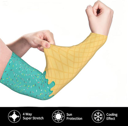 Arm Sleeves Outdoor Garden Sports Cooling Sun Sleeve for Women Men Farm