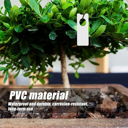 600pcs Plant Labels PVC Plant Tags with to Hung It On The Branches for Distinguishing and Identify Flowers Or Plants