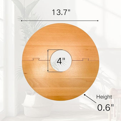 13.7 Inch Plant Pot Grid from Animals, Wooden Plant Pot Cover, Indoor Plant Protector from Cats, Flowerpot Decorative Cover.