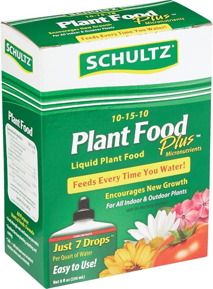 Schultz SPF45170 Purpose Liquid Plant Food 10-15-10, 8 oz. Universal