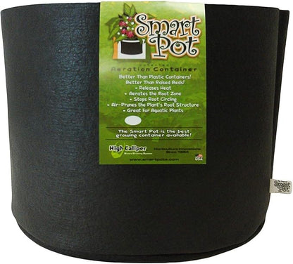 Smart Pots 100-Gallon Smart Pot Soft-Sided Container, Black