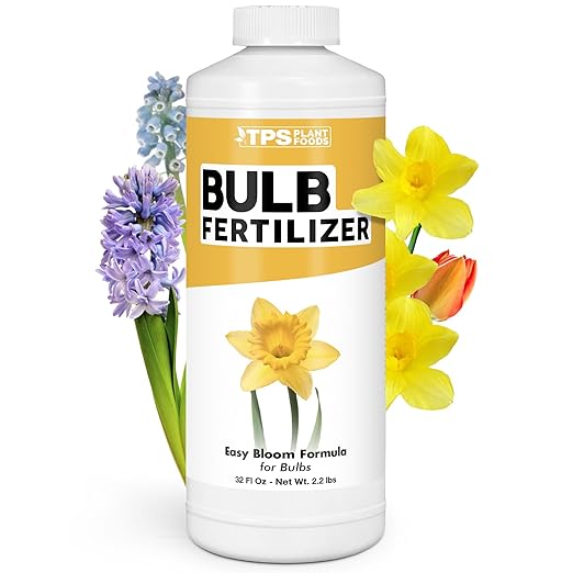 Bulb Fertilizer, Complete Liquid Bulb Plant Food for All Bulbous Plants, 32 oz (1 Quart)