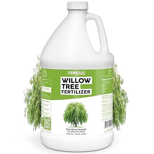 Willow Fertilizer for Willow Trees, Great for Weeping Willow, Corkscrew Willow, and Dappled Willow, Liquid Fertilizer by TPS Plant Foods, 1 Gallon (128oz Quart)