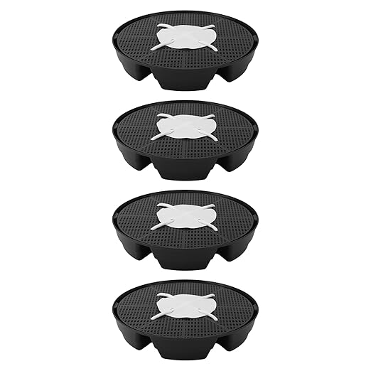 4pcs Auto Plant Watering Devices, Plastic Self-Watering Base with Cotton Fabric & Rope Automatic Autopots Water Planter Saucer Stand Trays for Greenhouse Indoors Grow Tents Grow Bags Accessories