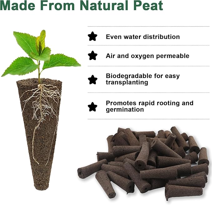 Pepper Seed Pod Kit, with Serrano, Cayenne, Jalapeño, Bell, Anaheim, Banana Pepper, Grow Anything Seed Pod Kit Compatible with All Hydroponics (8-Pod)
