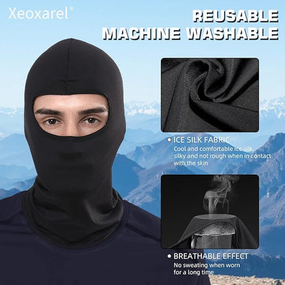 Xeoxarel 6 Pack Balaclava Ski Mask for Men/Women, Full Face Cover