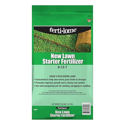 Fertilome (13904) New Lawn Starter Fertilizer 9-13-7 (3.25 lbs.)