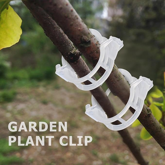 200PCS Plant Support Clips, Tomato Clips, Garden Clips, Trellis Clips, Vine Clips for Climbing Plants to Prevent Tomatoes from Pinching or Falling Off