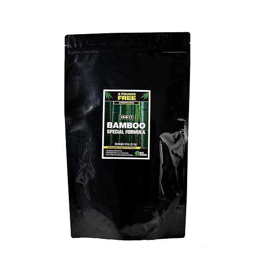 Real Growers Bamboo Special 13-5-11 – 12-Month Slow-Release Fertilizer for Outdoor Clumping Bamboo – 18 lb