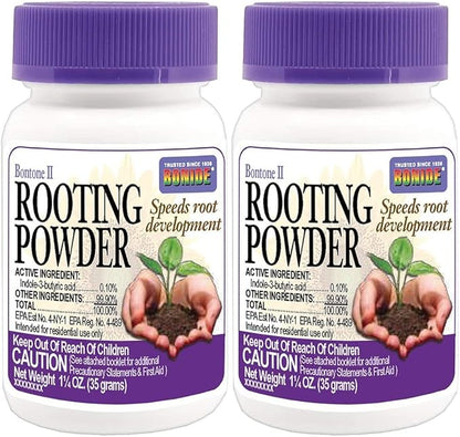 BND925 - Bontone II Rooting Powder, Hormone Root Fertilizer 1.25 Oz (Тwo Рack)