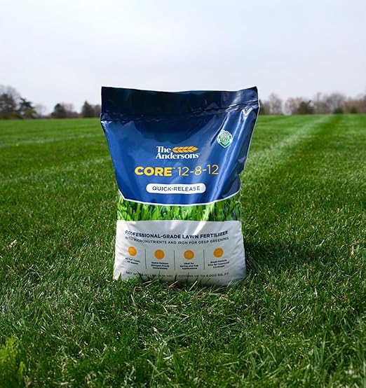 The Andersons Core 12-8-12 Professional-Grade Quick-Release Lawn Fertilizer - 45 lbs. Covers up to12,500 sqft.