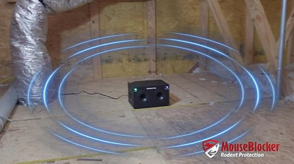 1000x Powerful Plug-in Ultrasonic Mouse and Rodent Deterrent for Buildings, Garages, Attics and More. Works with All Rodents. Ultrasonic Rodent Repeller, Band